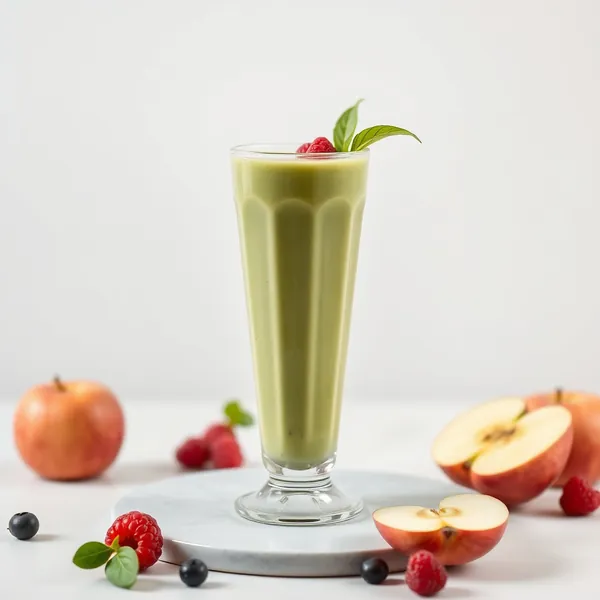 Smoothie de Chá Matcha e Maçã Superalimento