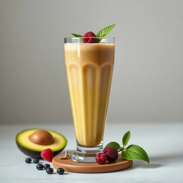 Superfood Avocado Cold Brew Coffee Smoothie