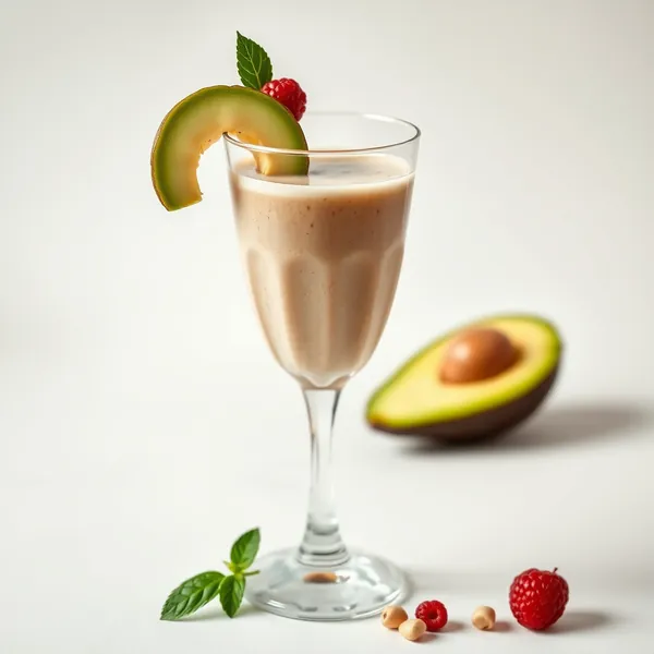 Smoothie Superfood à l'Avocat et au Lait de Noisette