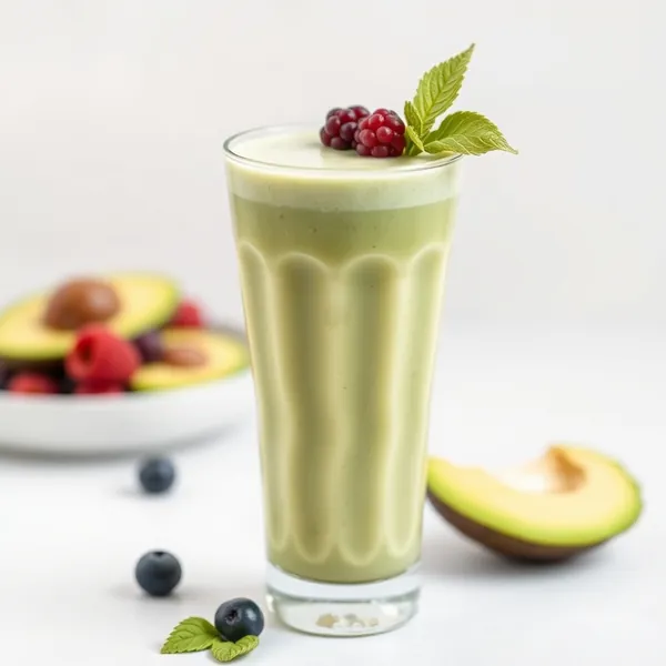 Superfood Avocado Kefir Milch Smoothie