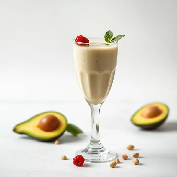 Smoothie de Abacate e Leite de Pistache