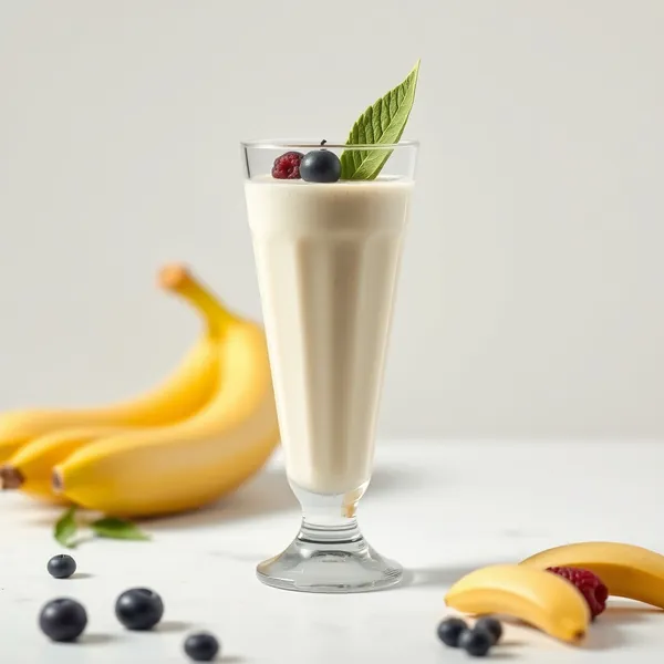 Smoothie Superfood de Banana e Leite de Arroz