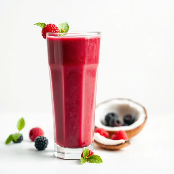 Smoothie de Mûres et Eau de Coco