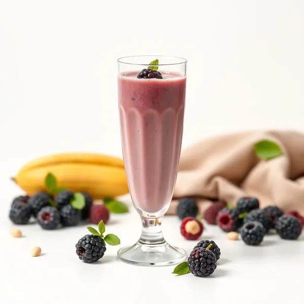 Smoothie Superfood de Mûre et Lait de Macadamia