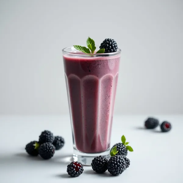 Smoothie de Arroz con Leche y Moras Superfood