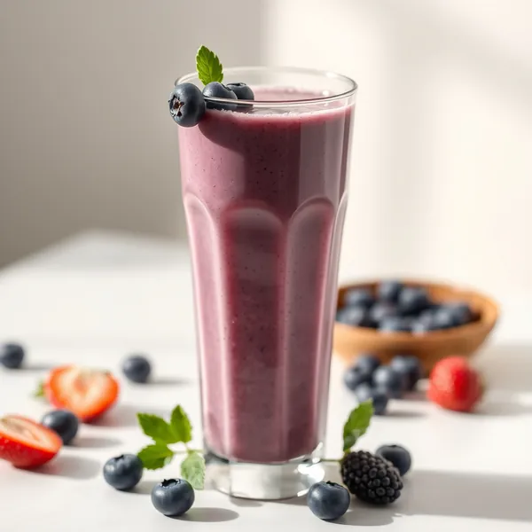 Smoothie de Kefir et Myrtilles Superaliment