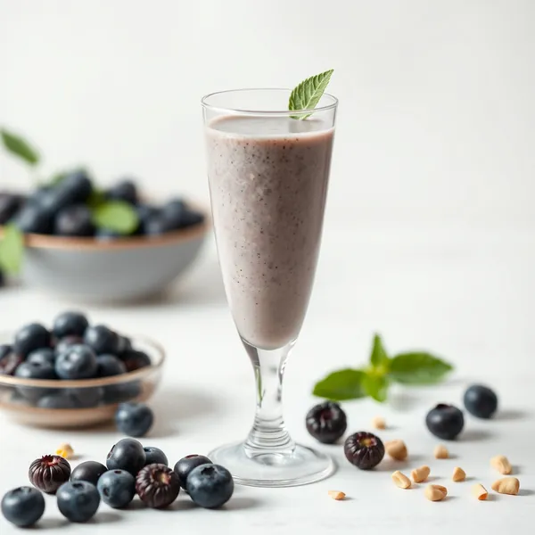 Smoothie Superfood de Mirtilo e Pistache