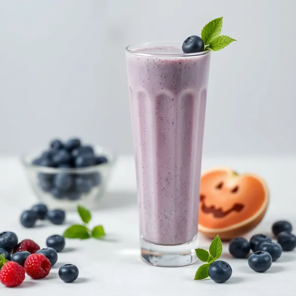 Superfood Blueberry Spelt Milk Smoothie