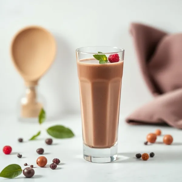 Batido de Cacao en Polvo y Leche de Avellana