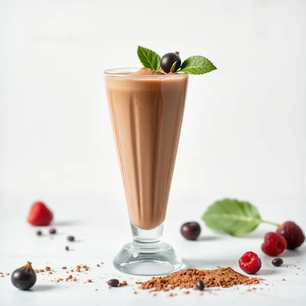 Smoothie de Poudre de Cacao avec Protéine