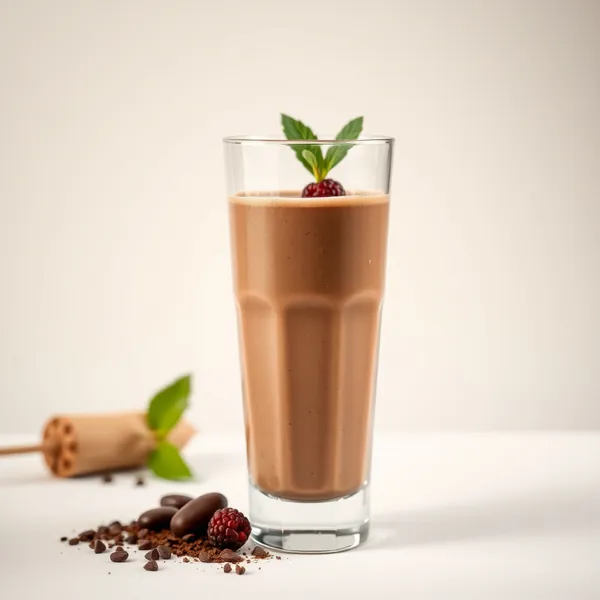 Smoothie de Poudre de Cacao et Lait de Riz