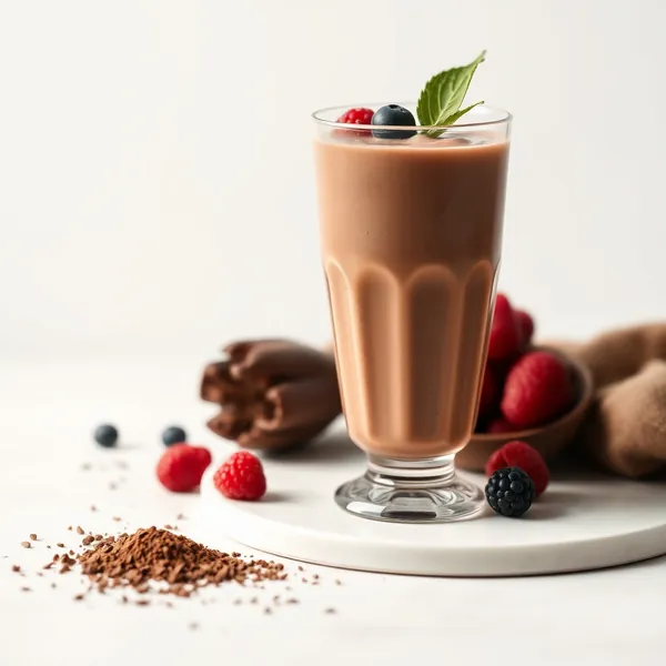 Batido de Cacao en Polvo y Leche de Espelta