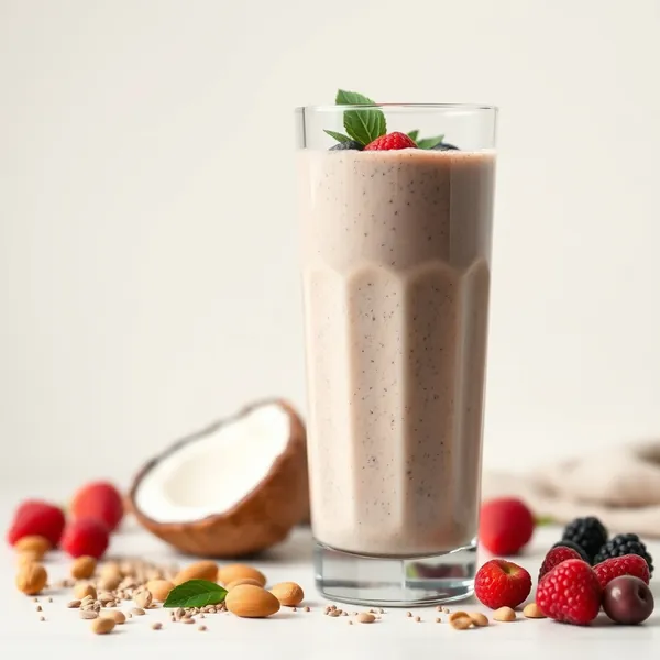 Smoothie di Semi di Chia, Mandorla e Latte di Cocco
