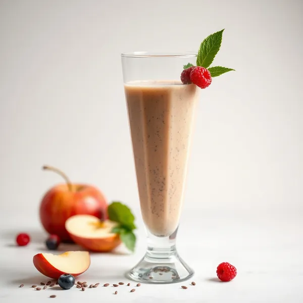 Smoothie de Suco de Maçã e Sementes de Chia