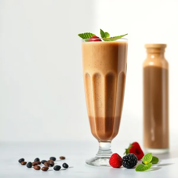 Smoothie aux Graines de Chia et Café Froid
