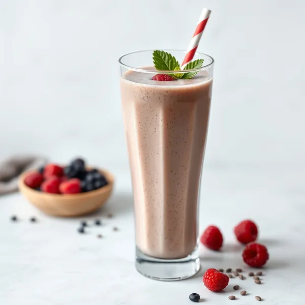 Smoothie de Graines de Chia et Lait de Noisette