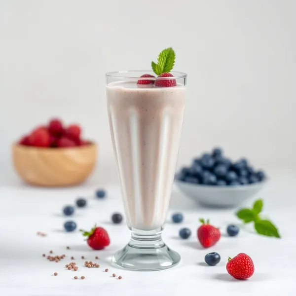 Smoothie de Graines de Chia et de Lait de Cannabis