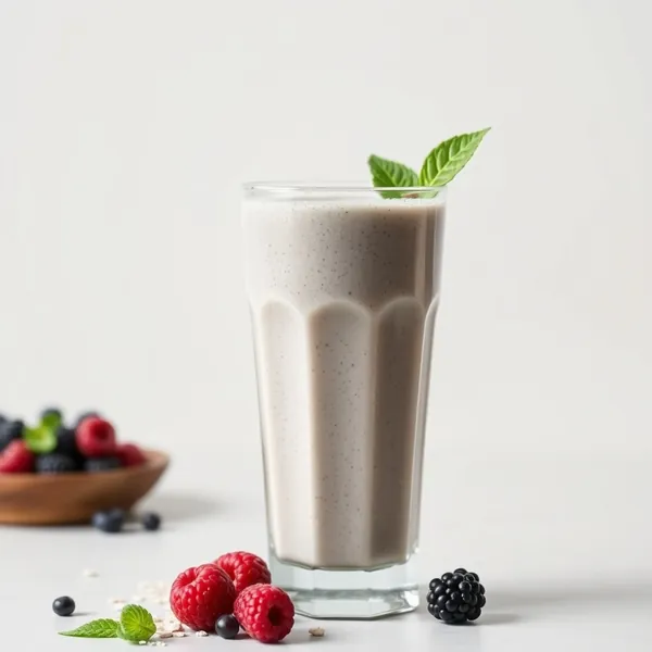 Smoothie de Sementes de Chia e Leite de Aveia