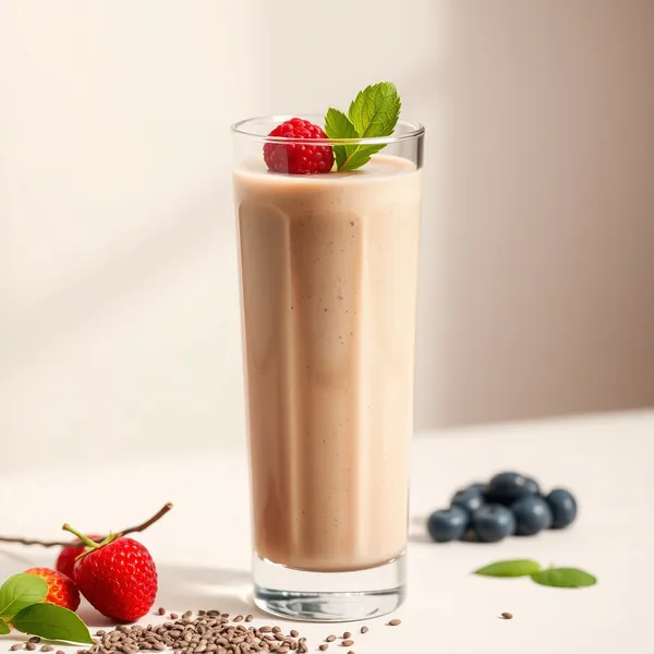 Chia Samen Protein Shake Smoothie