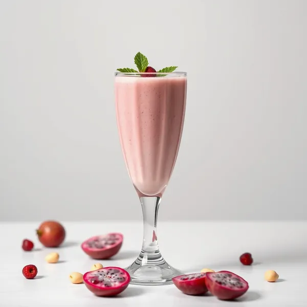 Smoothie de Dragon Fruit y Leche de Macadamia