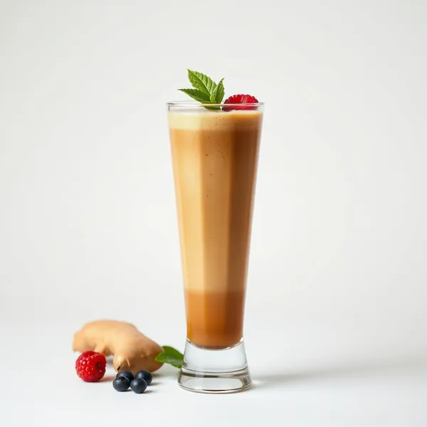 Batido de Café Frío con Jengibre