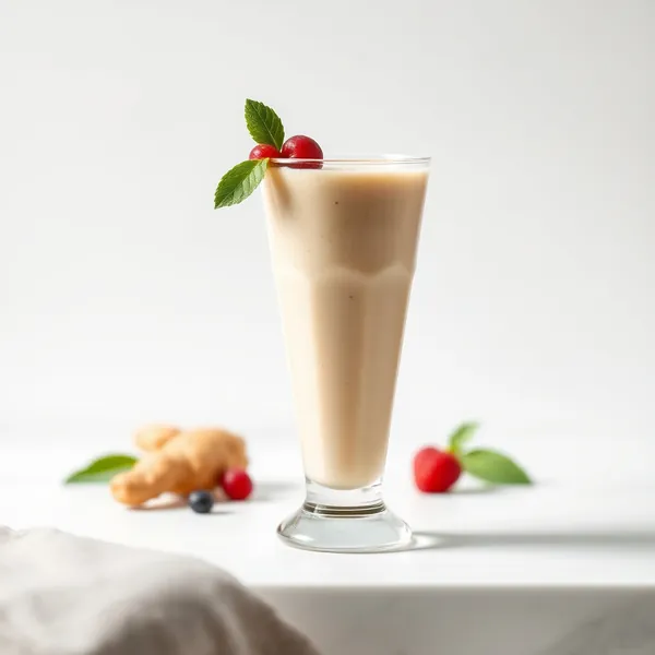 Smoothie au Lait de Chanvre et Gingembre Superaliment