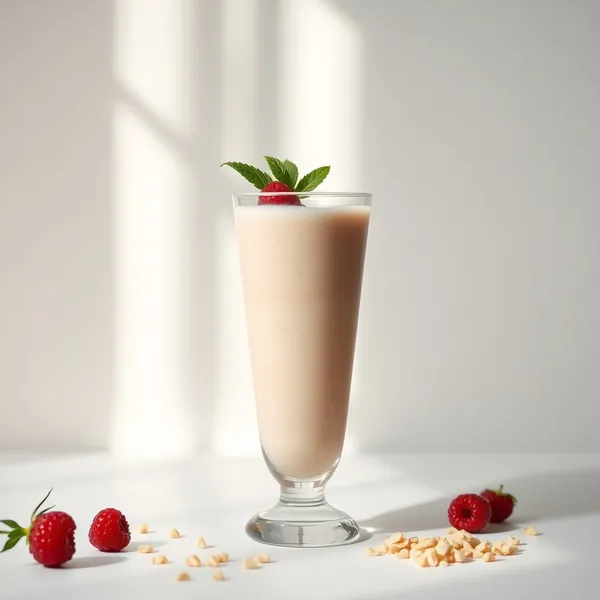 Smoothie aus Reis mit Ingwer Superfood