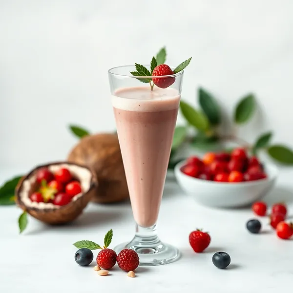 Batido Superfood de Goji Berry, Almendra y Leche de Coco