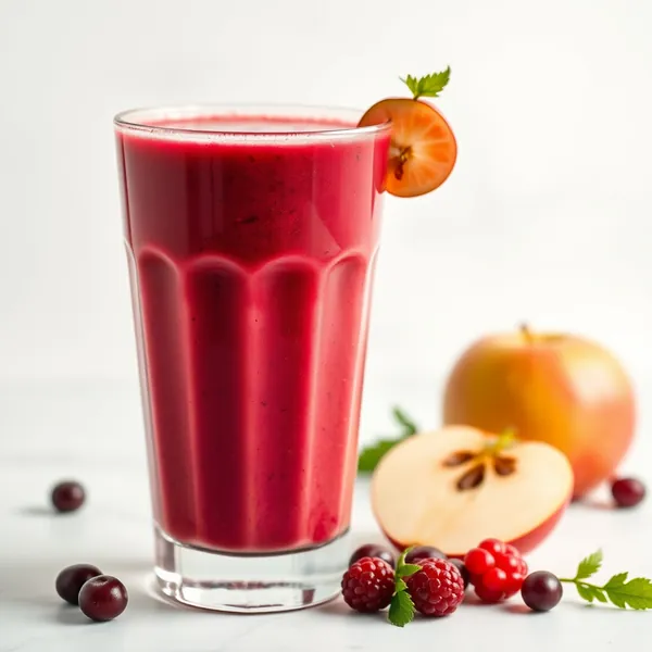 Smoothie de Jus de Pomme et Baie Goji