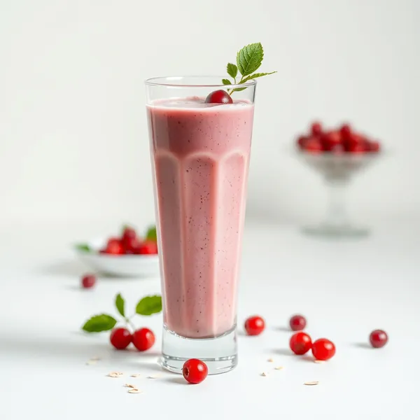 Smoothie de Leite de Aveia e Bagas de Goji