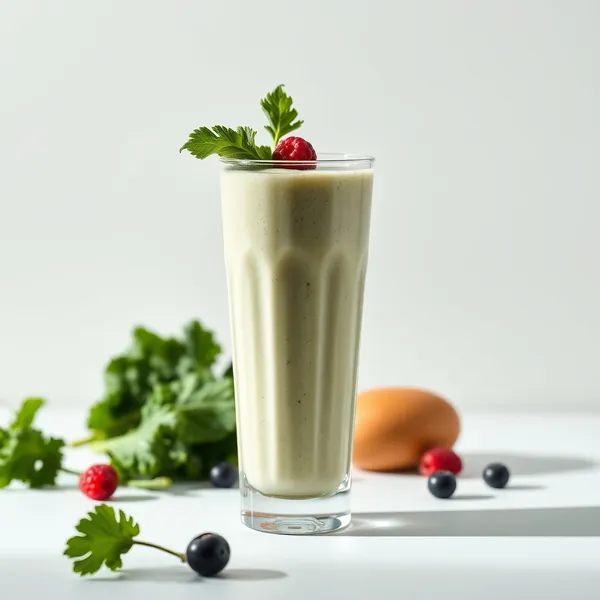 Smoothie Superaliment de Kale et Lait de Cannabis