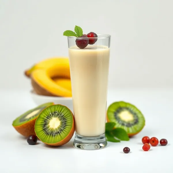 Superfood Kiwi Macadamia Milk Smoothie