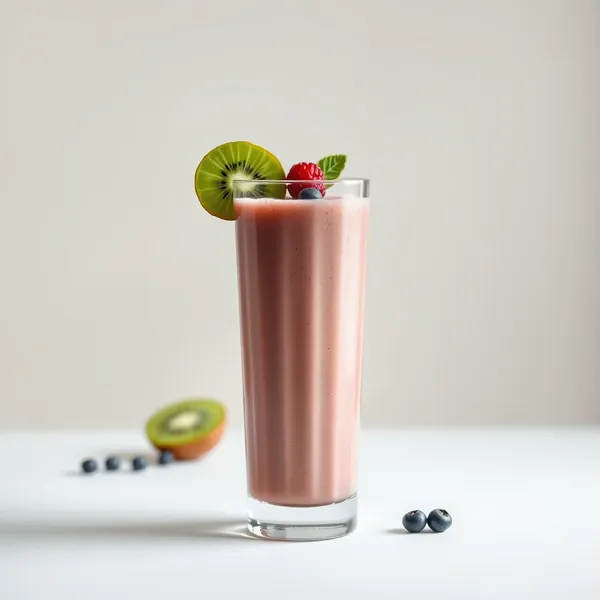 Smoothie aus Kiwi und Reis-Milch