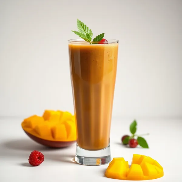 Smoothie de Manga e Café Frio Superfood