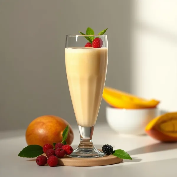 Smoothie de Mango y Manteca de Macadamia