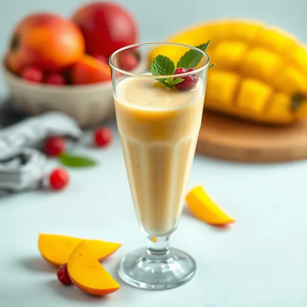 Superfood Mango Rice Milk Smoothie