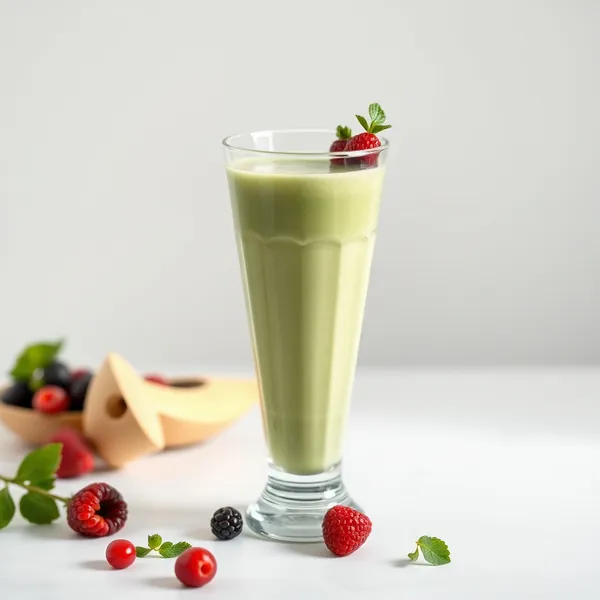 Superfood Matcha Pea Milk Smoothie