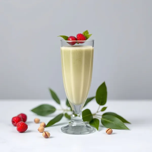 Smoothie de Matcha y Leche de Pistacho