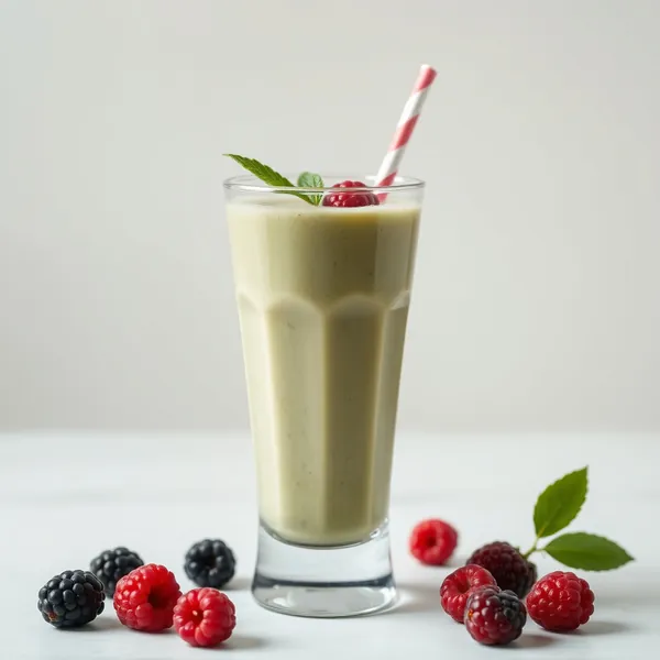 Superfood Matcha Rice Milk Smoothie