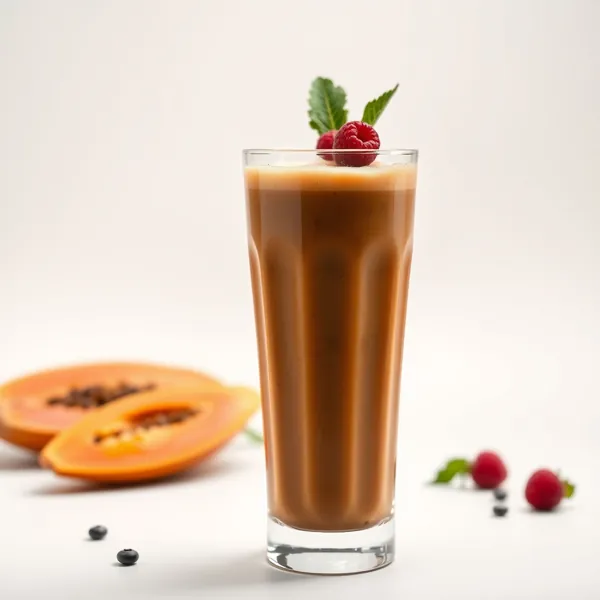 Smoothie de Papaye et Café Froid