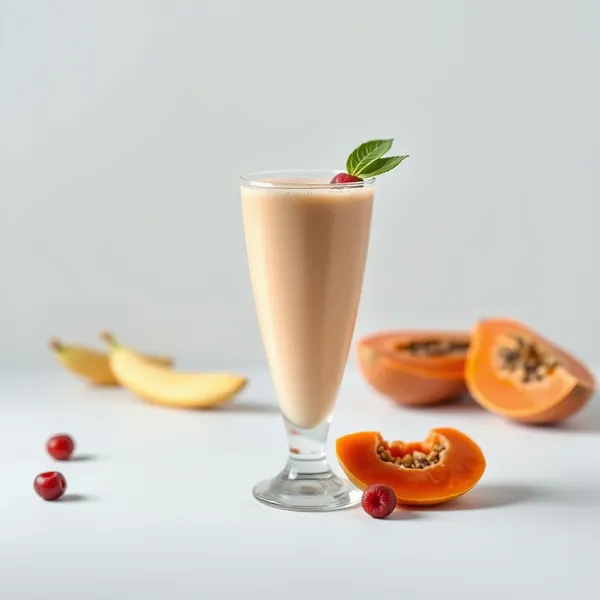 Smoothie de Papaya e Leite de Kefir