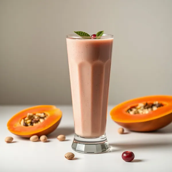 Smoothie Superfood de Papaya e Pistache