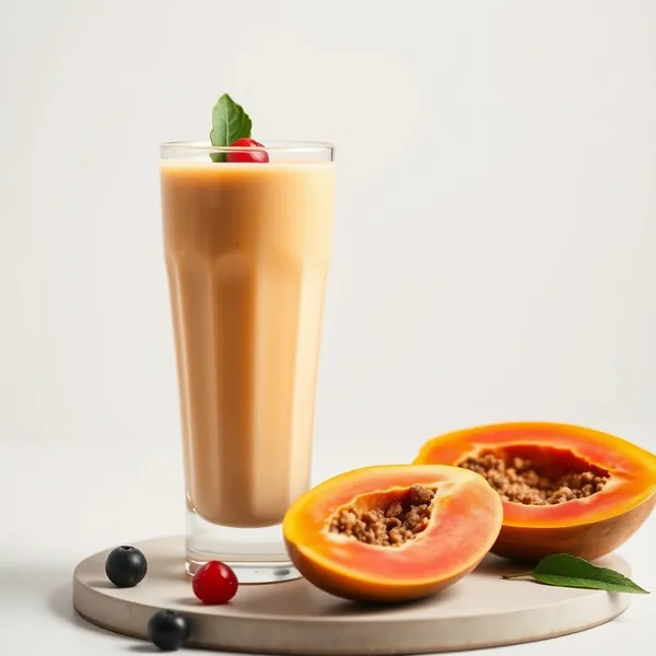 Superfood Papaya Rice Milk Smoothie