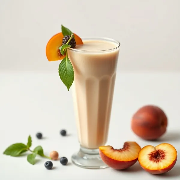 Smoothie Superfood di Pesca e Latte di Macadamia