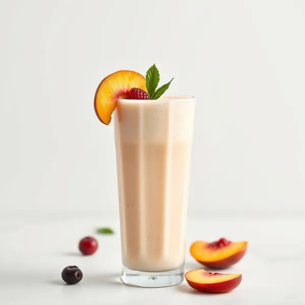 Smoothie au Lait de Riz et Pêche Superaliment