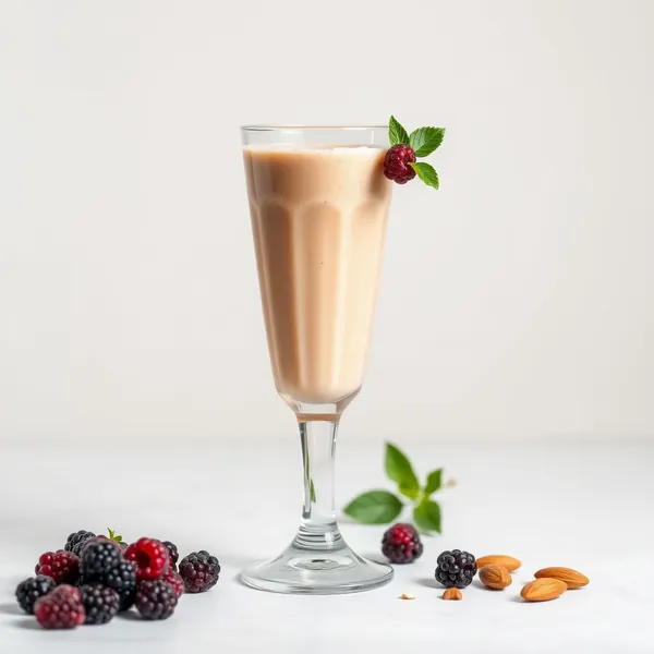 Smoothie Superaliment Manteau de Cacahuète, Amande et Lait de Coco