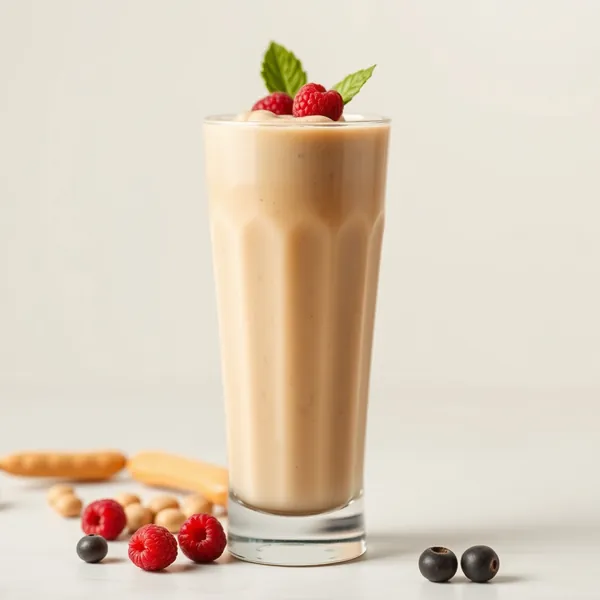 Smoothie Burro di Arachidi e Latte di Piselli