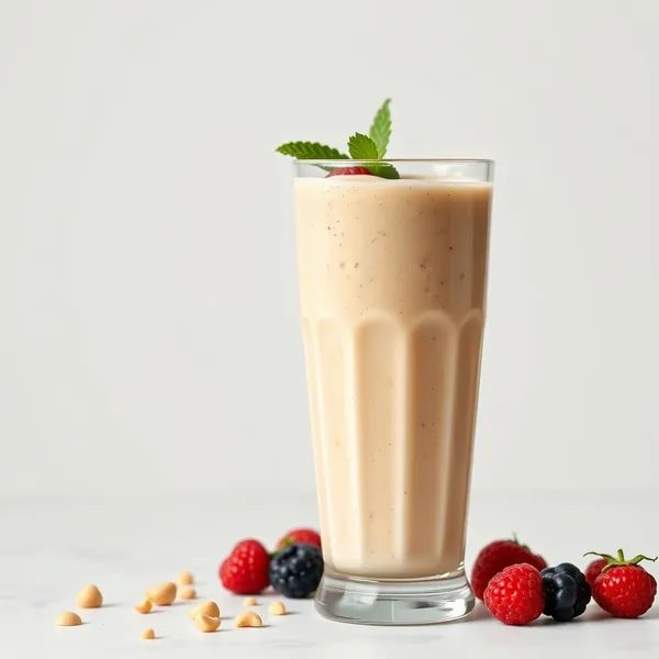 Smoothie au Beurre de Cacahuète et au Lait de Riz