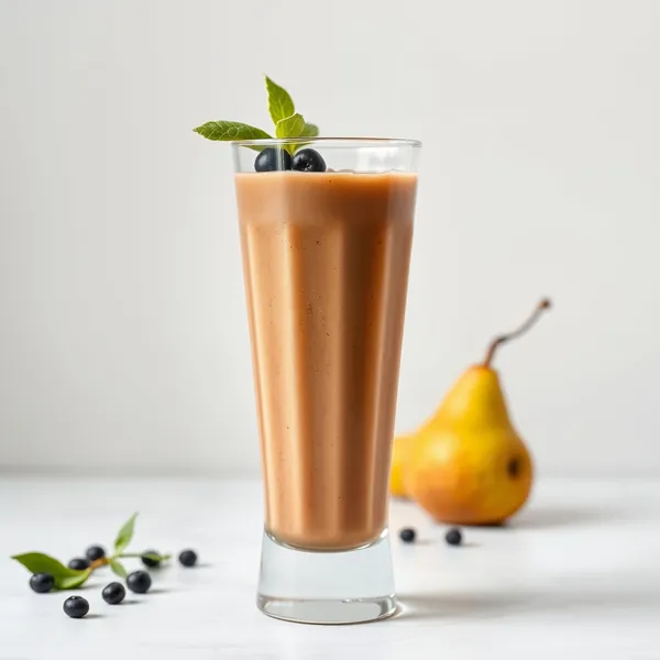Smoothie de Pera y Café Frío Superalimento