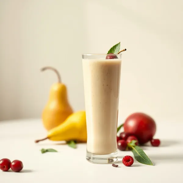 Smoothie Superaliment de Poire et Lait de Cannabis